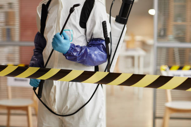 Professional Biohazard Cleanup technician working in Houston, MO